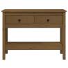 Honey Brown Console Table - Solid Pine Wood | Hipo Market