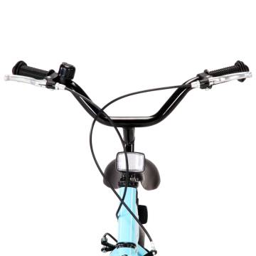 Kids Bike 14 Inch Black and Blue - Sturdy & Stylish