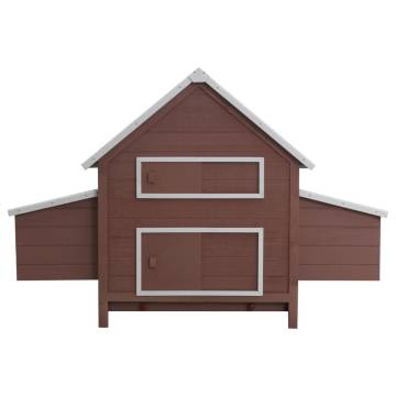 Wooden Chicken Coop Brown 157x97x110 cm - Durable Hen House