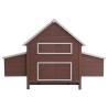 Wooden Chicken Coop Brown 157x97x110 cm - Durable Hen House