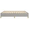 Light Grey Fabric Bed Frame 180x200 cm - Super King Size