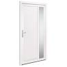 Stylish White PVC Front Door 108x208 cm for Enhanced Security