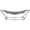 Hammock with Foldable Stand Grey - Portable Relaxation Anywhere