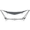 Hammock with Foldable Stand Grey - Portable Relaxation Anywhere