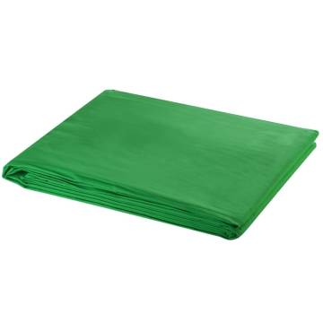 Backdrop Cotton Green 600x300 cm - Chroma Key Photography