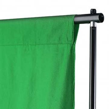 Backdrop Cotton Green 600x300 cm - Chroma Key Photography