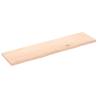 Wall Shelf 160x40x(2-4) cm Untreated Solid Wood Oak Colour natural Size 160 x 40 x 4 cm Quantity in Package 1 Number of Pieces 