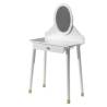 Vipack Kids Dressing Table Billy with Mirror - White