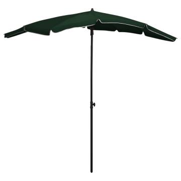 Garden Parasol with Pole 200x130 cm - Green Shade Solution