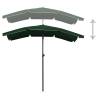 Garden Parasol with Pole 200x130 cm - Green Shade Solution