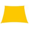 Sunshade Sail Oxford Fabric Trapezium 2/4x3 m Yellow Colour yellow Size 2/4 x 3 m 