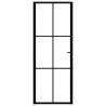 Interior Door ESG Glass & Aluminium 76x201.5cm - Black