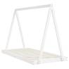 Kids Bed Frame White 90x190 cm - Solid Pine Wood