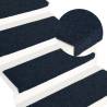 Stair Mats 15 pcs Needle Punch 65x21x4 cm Blue Colour dark blue Quantity in Package 15 