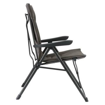 Travellife Foldable Chair Barletta Cross Grey | Comfortable & Compact