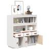 Highboard White 100x40x108.5 cm - Solid Pine Wood Storage Solution