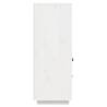 Highboard White 100x40x108.5 cm - Solid Pine Wood Storage Solution