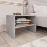 Elegant Concrete Grey Bedside Cabinets - Set of 2 | HipoMarket