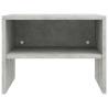 Elegant Concrete Grey Bedside Cabinets - Set of 2 | HipoMarket