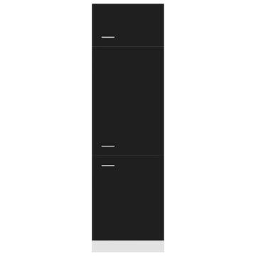 Refrigerator Cabinet Black 60x57x207 cm | Hipomarket