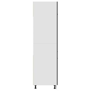 Refrigerator Cabinet Black 60x57x207 cm | Hipomarket