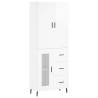 Highboard High Gloss White - Stylish Storage Solution