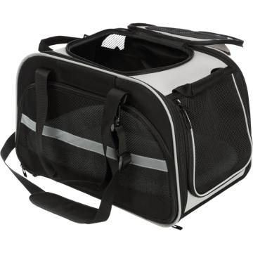 TRIXIE Valery Transport Bag for Cats - Black & Grey