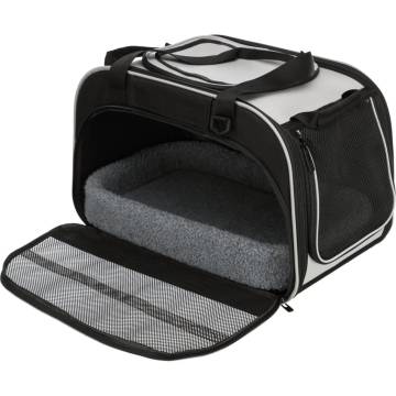 TRIXIE Valery Transport Bag for Cats - Black & Grey