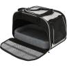 TRIXIE Valery Transport Bag for Cats - Black & Grey