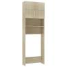 Washing Machine Cabinet Sonoma Oak - Stylish Bathroom Storage