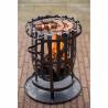 RedFire Fire Basket Dallas - Stylish Black Steel Design