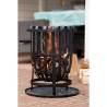 RedFire Fire Basket Dallas - Stylish Black Steel Design