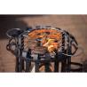 RedFire Fire Basket Dallas - Stylish Black Steel Design