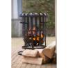 RedFire Fire Basket Dallas - Stylish Black Steel Design