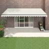 Retractable Awning Cream 5x3 m Fabric and Aluminium Colour cream Size 5 x 3 m Quantity in Package 1 