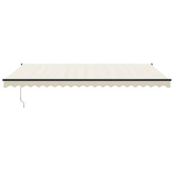 Retractable Awning Cream 5x3m - Durable Stylish Outdoor Shade