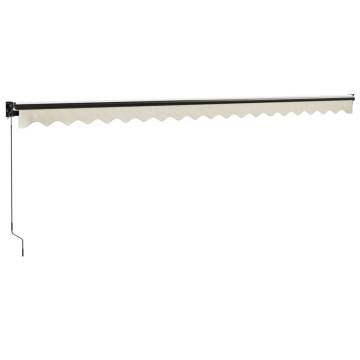 Retractable Awning Cream 5x3m - Durable Stylish Outdoor Shade