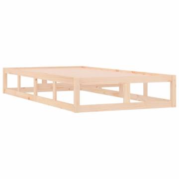 Solid Wood Bed Frame 90x190 cm - Stylish & Sturdy