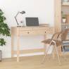 Desk with Drawers 100x50x78 cm Solid Wood Pine Colour natural 