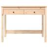 Elegant Solid Wood Pine Desk with Drawers - 100x50x78 cm