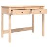 Elegant Solid Wood Pine Desk with Drawers - 100x50x78 cm