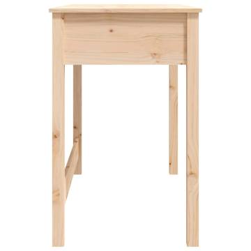 Elegant Solid Wood Pine Desk with Drawers - 100x50x78 cm