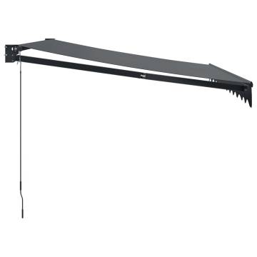 Retractable Awning Anthracite 3.5x2.5 m - Durable & Stylish