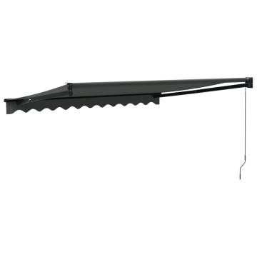 Retractable Awning Anthracite 3.5x2.5 m - Durable & Stylish