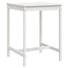 Classic White Garden Table - Solid Pine 82.5x82.5 cm