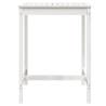 Classic White Garden Table - Solid Pine 82.5x82.5 cm