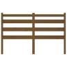 Honey Brown Bed Headboard - Stylish Solid Pine Design