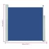 Patio Retractable Side Awning 170x300 cm Blue | Hipo Market