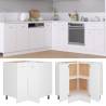 Corner Bottom Cabinet White 75.5x75.5x80.5 cm Engineered Wood Colour white Quantity in Package 1 Model corner bottom cabinet 75.5 cm Number of 