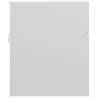 High Gloss White Sink Cabinet - 80x38.5x46 cm | HipoMarket